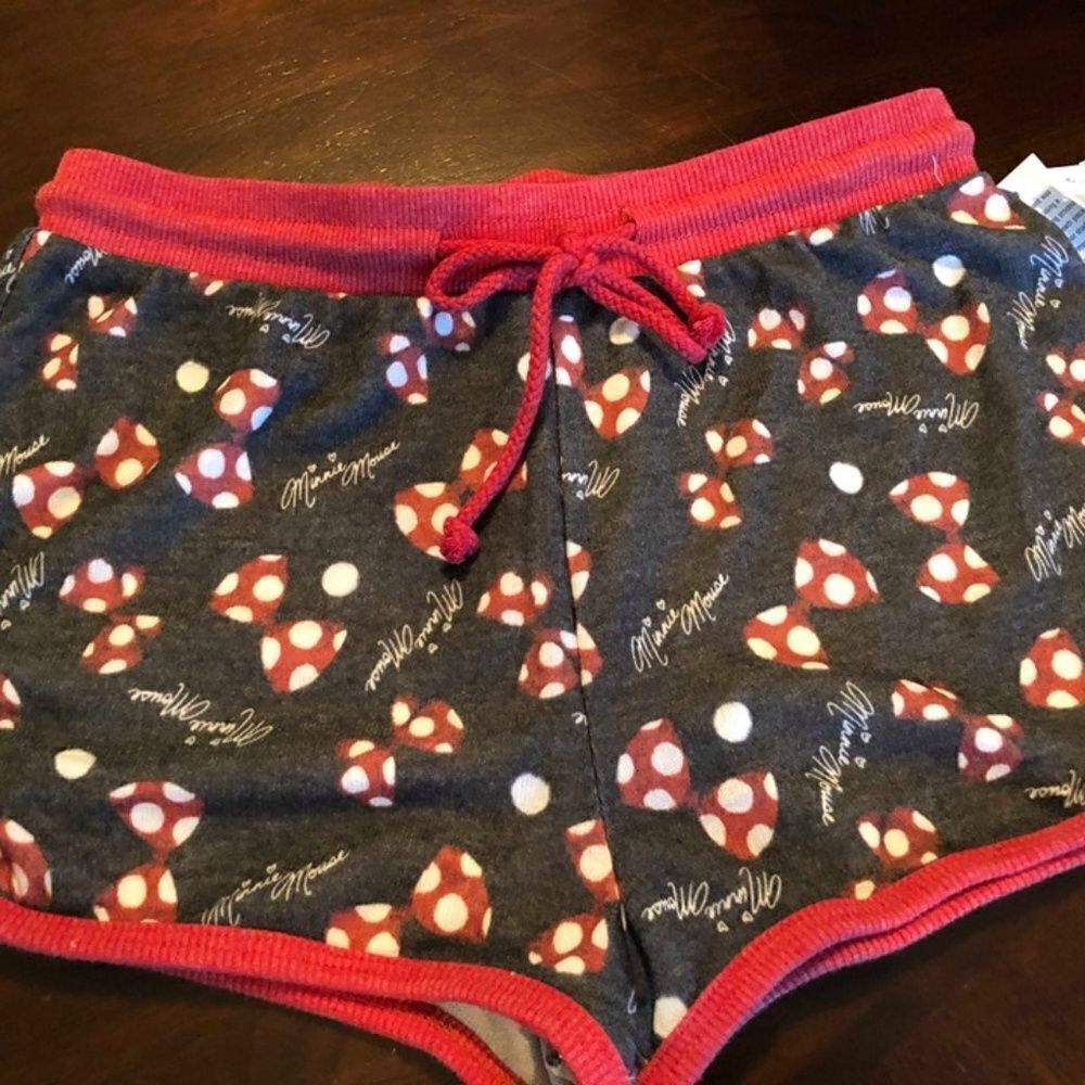 Minnie Mouse Red Polka Dot Bows- Shorts for Women